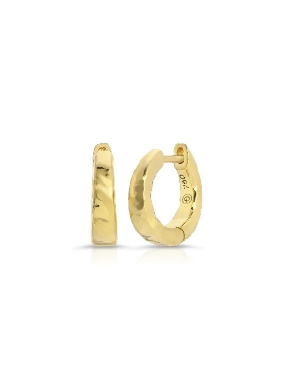 Micro Yana Yellow Gold Hoops