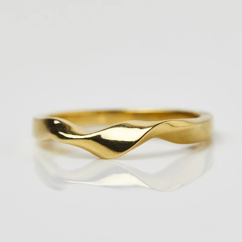 infinity couple’s ring matching set Midas Twist Ring