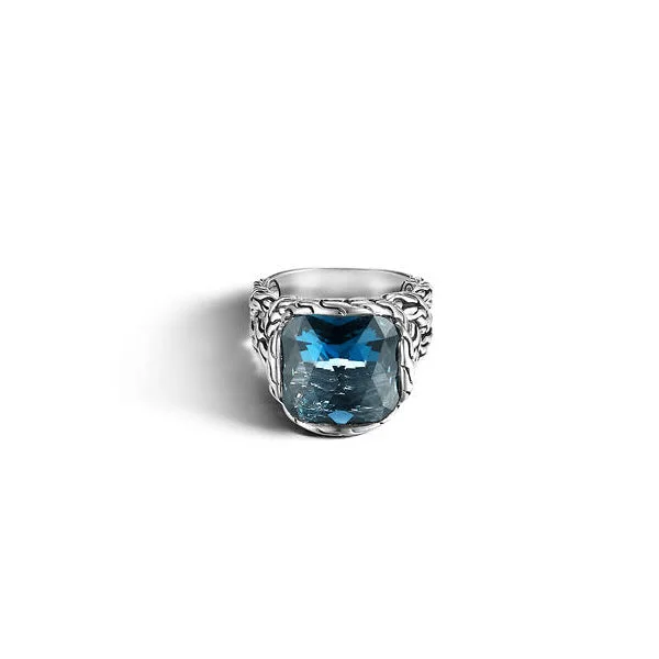 New John Hardy Topaz Braided Ring