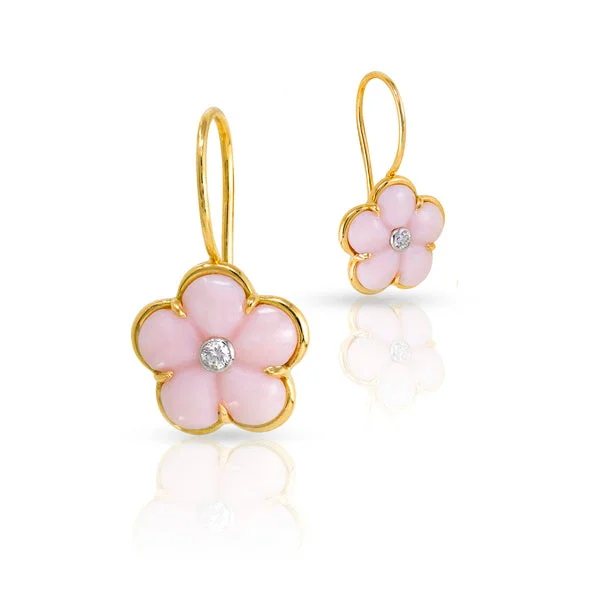 celestial galaxy planet earrings Pink Fiore Earrings