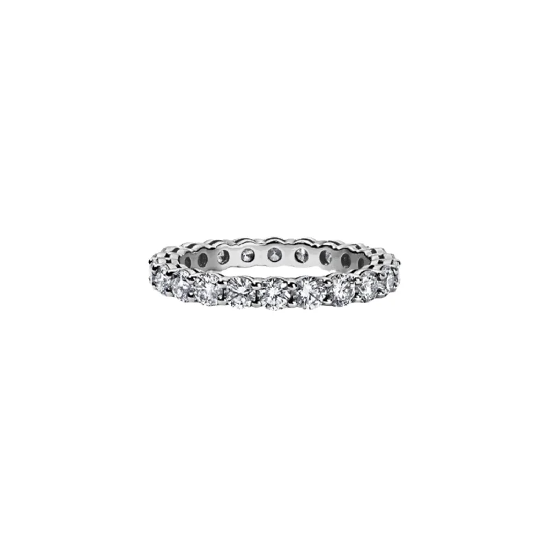 dainty opal nose ring Round Eternity Band 1.79ct