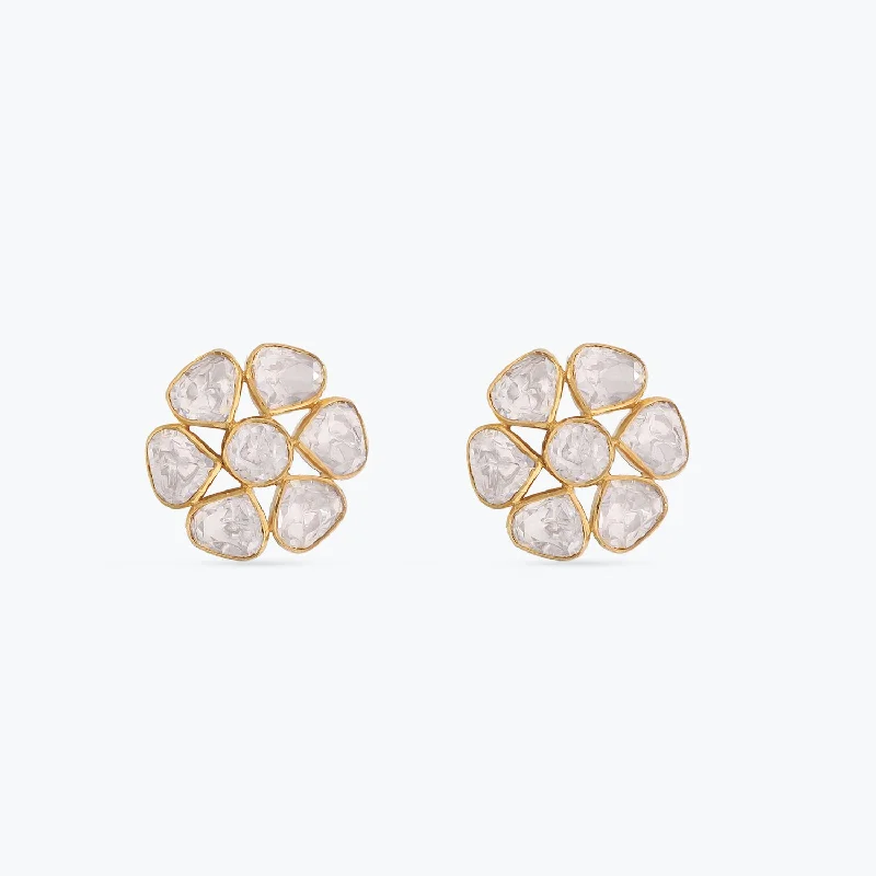 Classic Moissanite Silver Stud Earrings