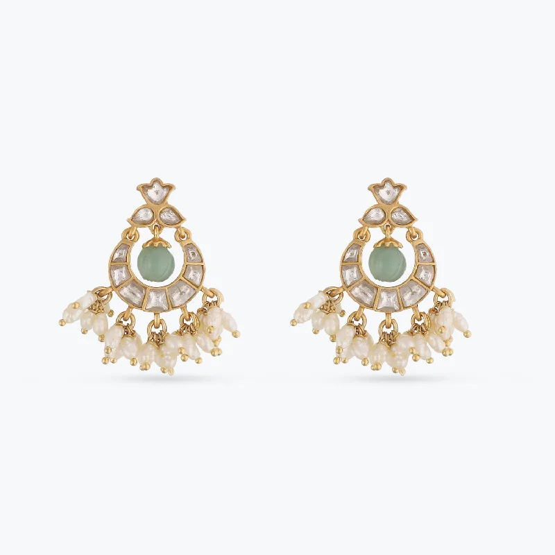 Spurthi Gold Plated Silver Earrings