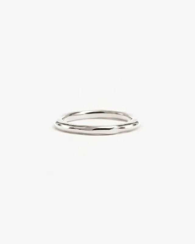 men’s woven leather bracelet Sterling Silver Lover Thin Ring
