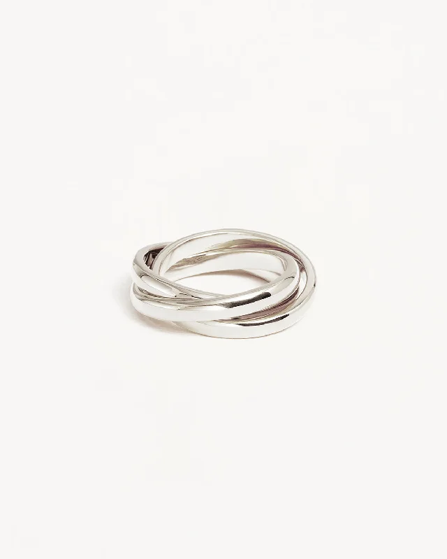 sparkling diamond drop earrings Sterling Silver Now and Forever Ring