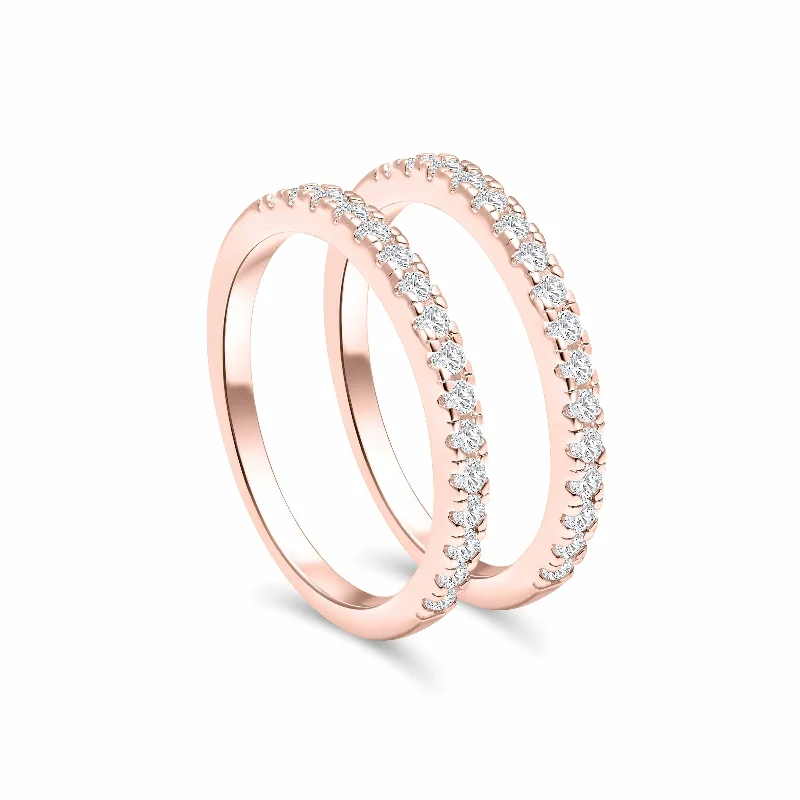 The Desire Stacking Set - Rose Gold