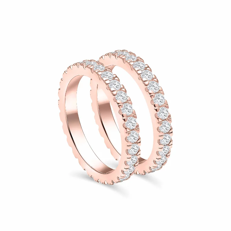 The Eternity Stacking Set - Rose Gold