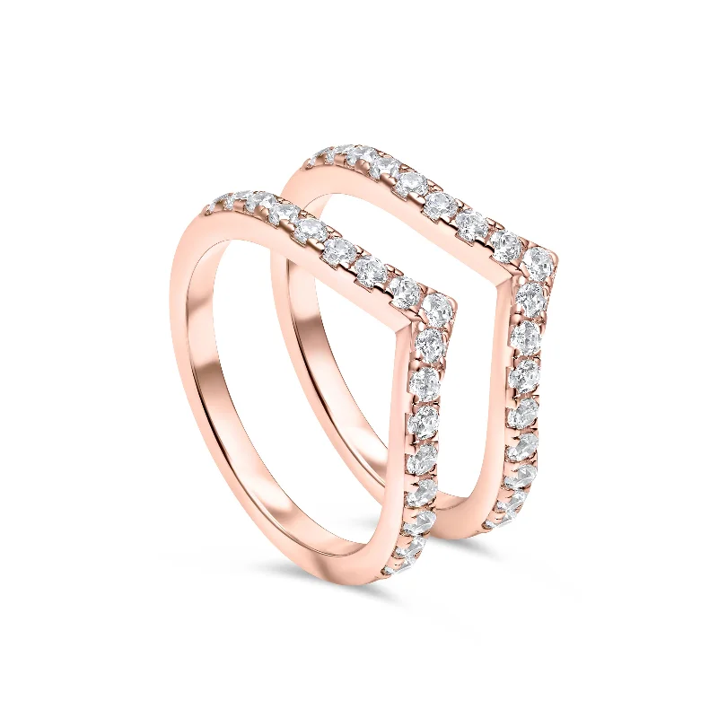 The Zoey Stacking Set - Rose Gold