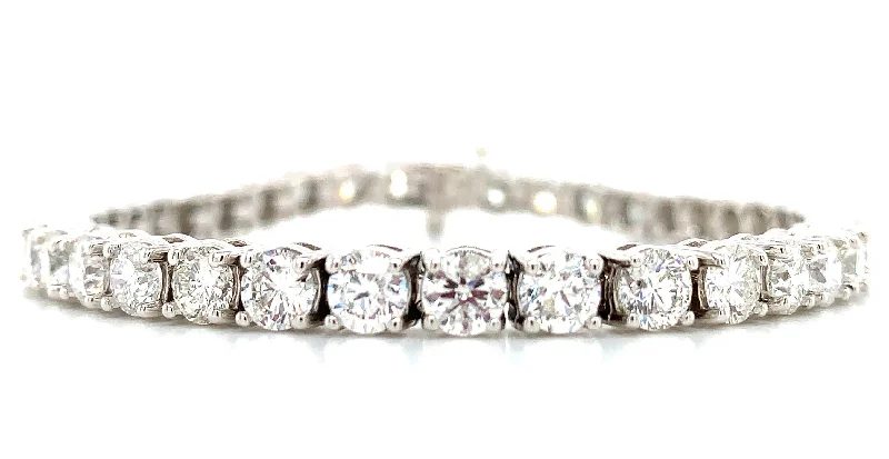minimalist gold square earrings 12.18ct t.w. Diamond Tennis Line Riviera Bracelet