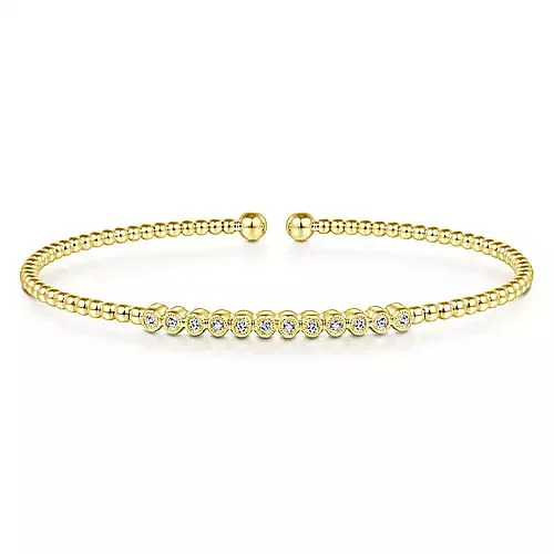 real jade bangle bracelet 14K Yellow Gold Bujukan Bead Diamond Bangle