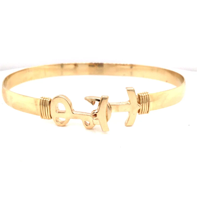 14K Yellow PI Polish Bracelet