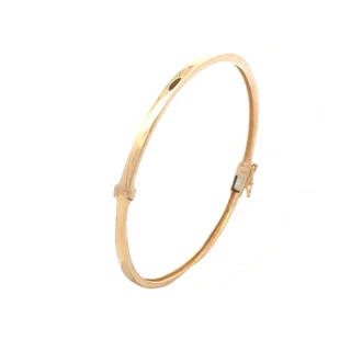 men’s engraved stainless steel bracelet 2.50mm Bangle 14ky