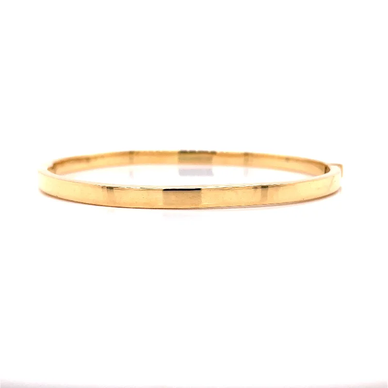 gold-plated snake chain bracelet 3.80mm Bangle Bracelet 14ky