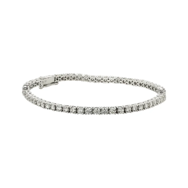 "The Elizabeth Diamond Tennis Bracelet" 4.70CTTW 14KWG