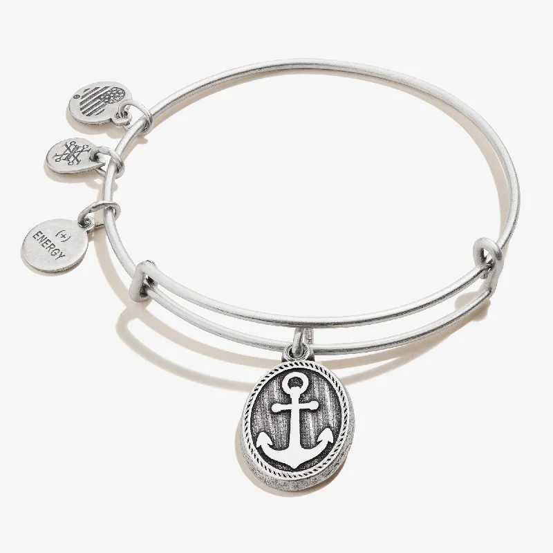 gold moonstone cocktail ring Anchor Charm Bangle