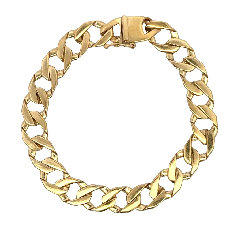 men’s tungsten carbide ring Antique Curb Link Bracelet