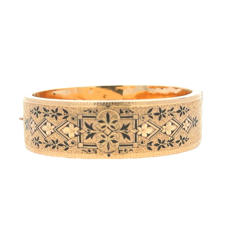 unique gemstone necklace handmade Antique Enamel Bangle