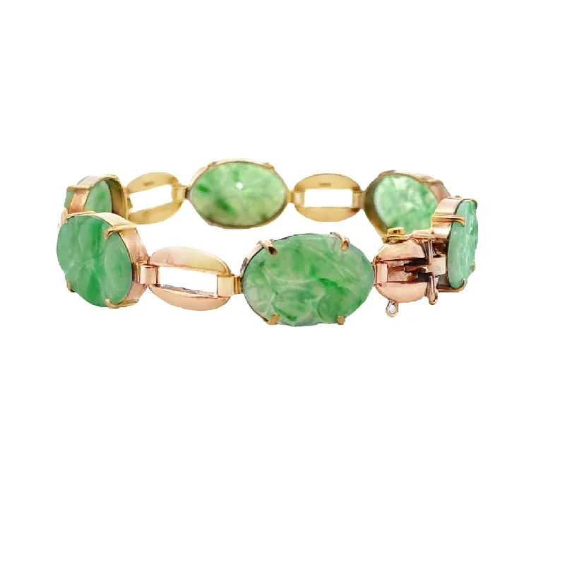 aquamarine birthstone necklace March Antique Jade Brracelet