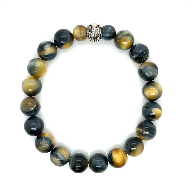 hammered silver pendant necklace Bracelet/ Color Stone