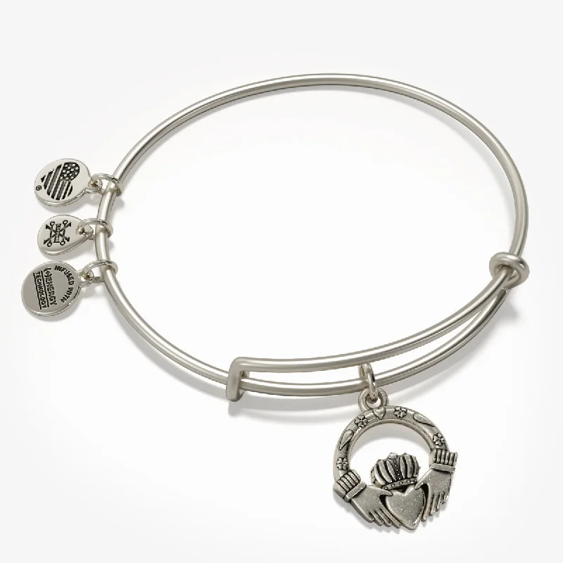 real ruby pendant necklace Claddagh Charm Bangle Bracelet