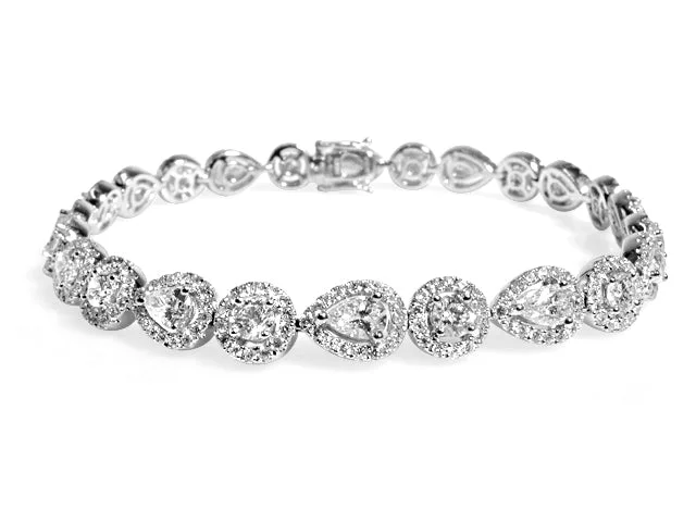 bohemian gemstone choker Diamond 5.84ctw Statement Tennis Bracelet