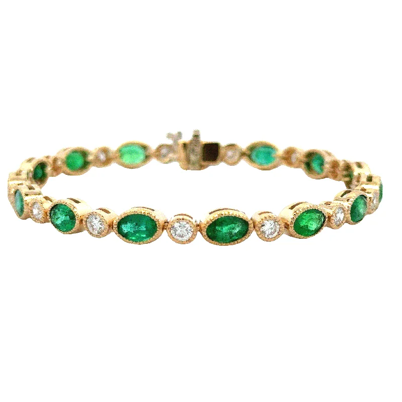 hammered silver pendant necklace Diamond and Emerald Bracelet