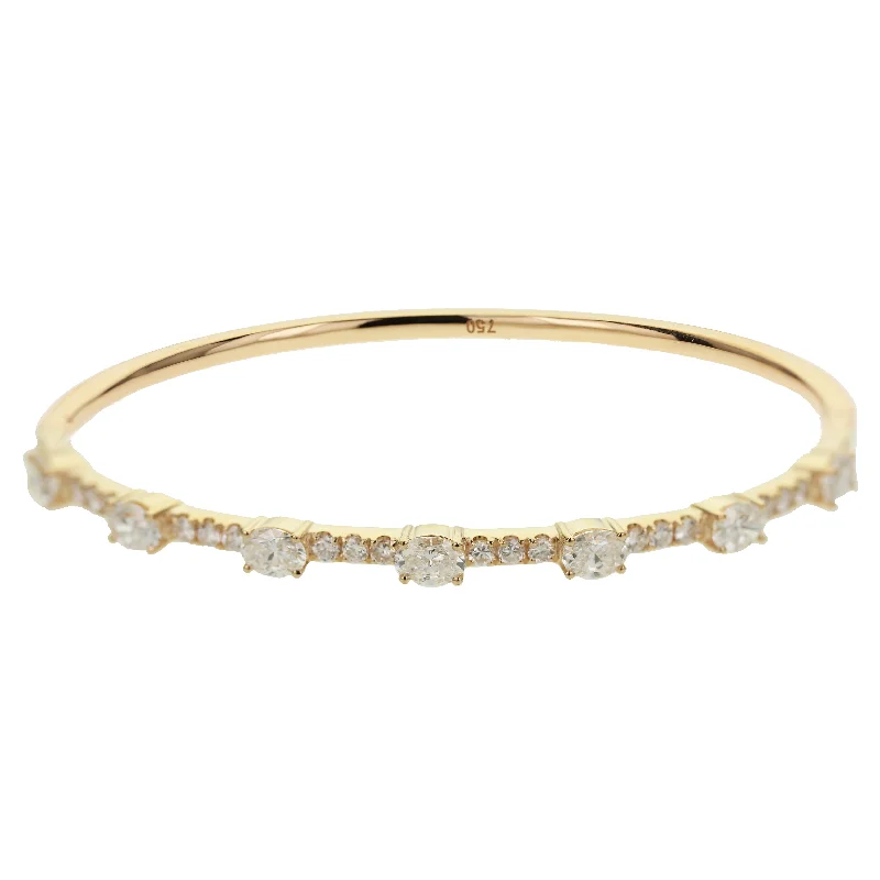art deco diamond bracelet Diamond Bangle