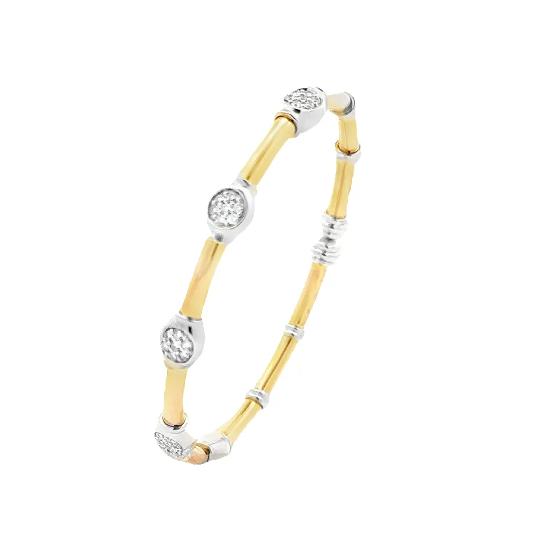 wide gold cuff bracelet Diamond Bangle Bracelet