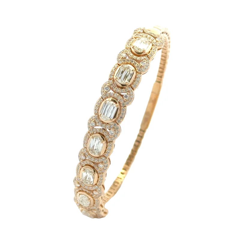 celestial star ring gold Diamond Flex Bangle
