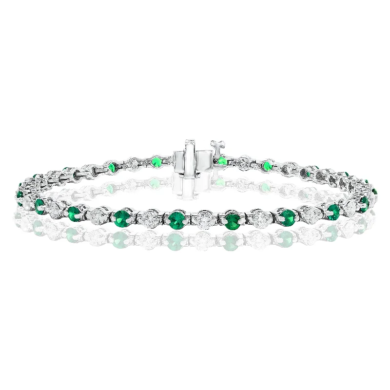 natural jade ring EMERALD AND DIAMOND BRACELET
