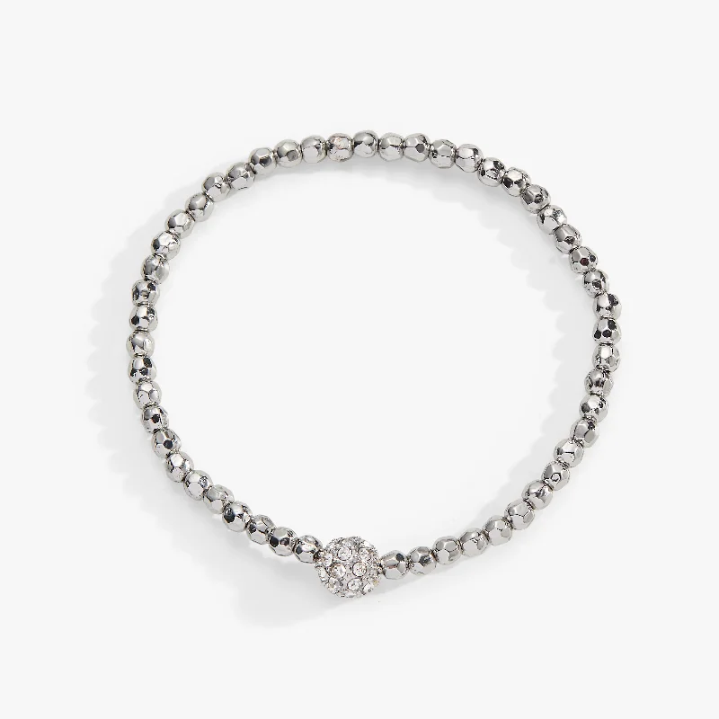 minimalist infinity ring Fireball Bracelet, Crystal