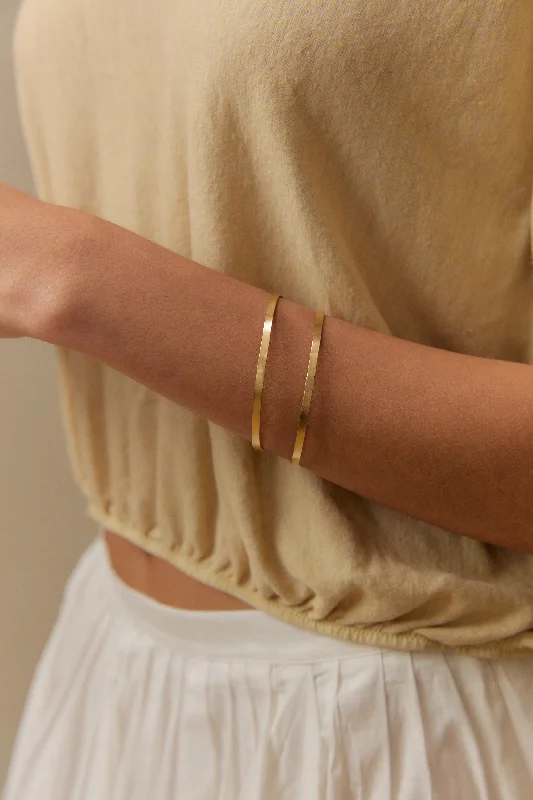 elegant art deco necklace JP FLAT BANGLE