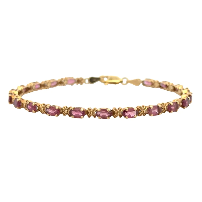 silver wedding band with engraving Garnet Bracelet