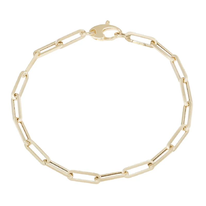 Golden Horizon Paperclip Bracelet