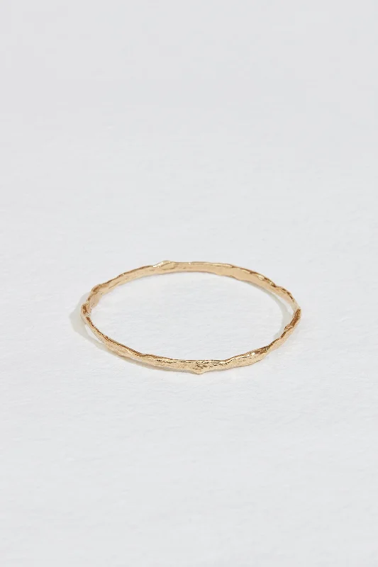 white topaz stacking rings JP BRANCH BANGLE