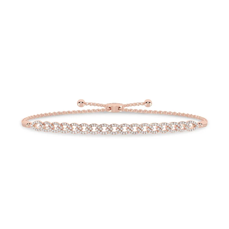 Marquise Harmony Diamond Bolo Bracelet