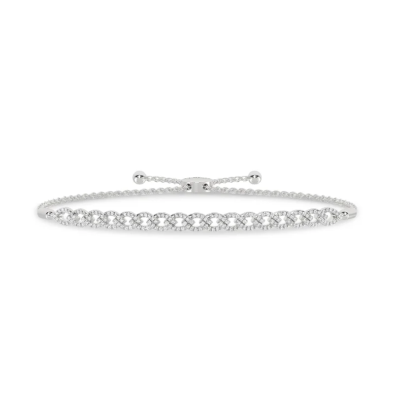 Marquise Harmony Diamond Bolo Bracelet