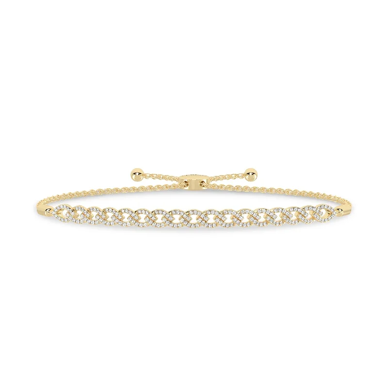 Marquise Harmony Diamond Bolo Bracelet