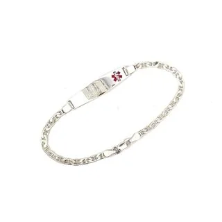 black diamond eternity band Medical ID Bracelet