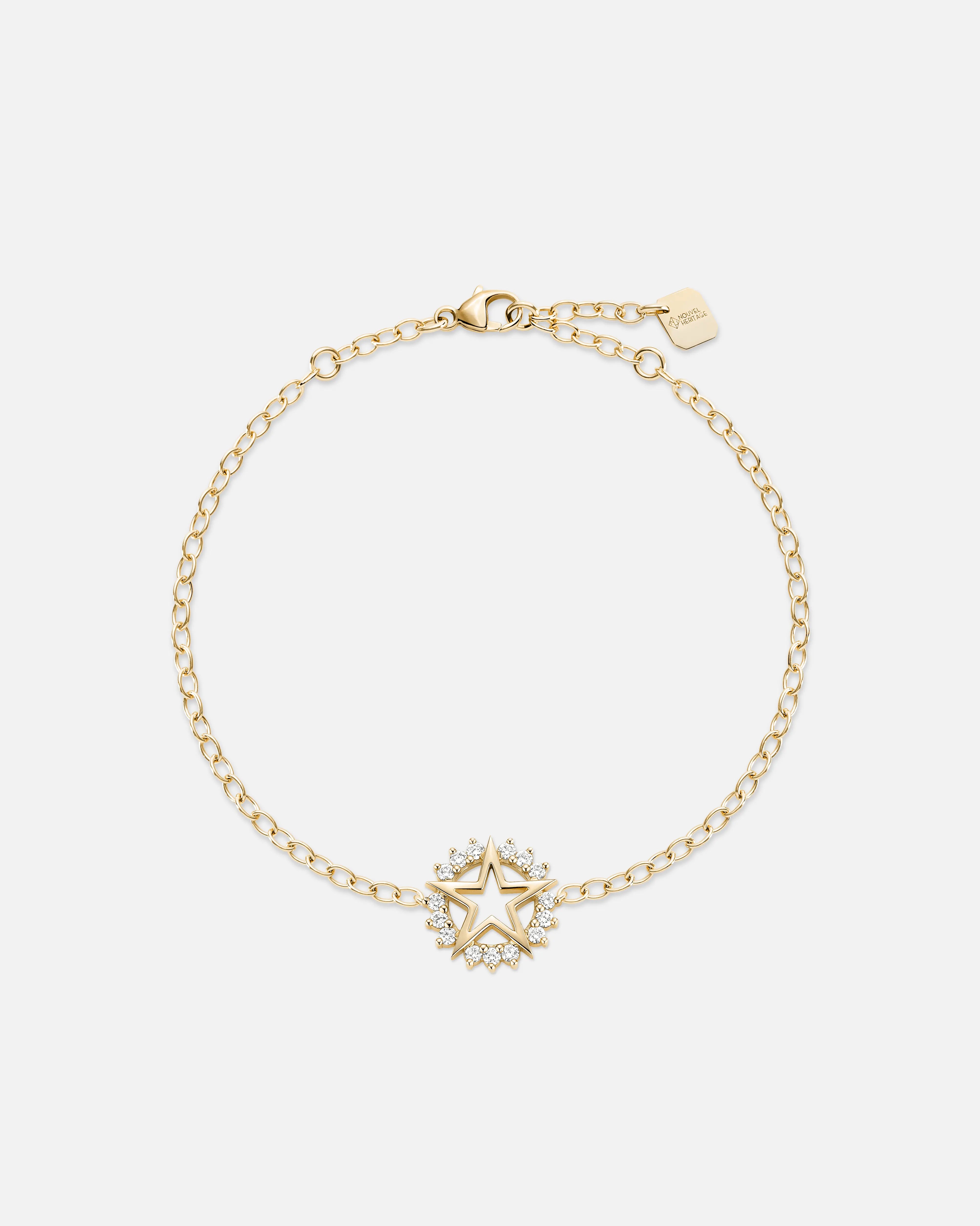 real opal ring for women Medium Star Bracelet in Yellow Gold