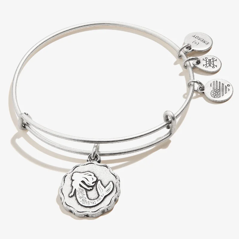 gold daisy stud earrings Mermaid Charm Bangle