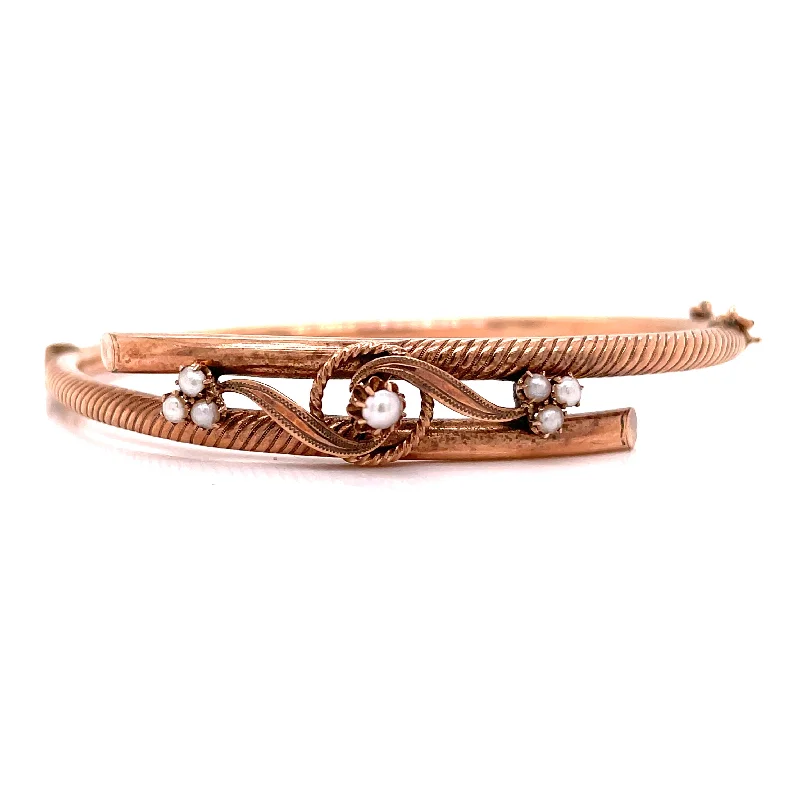 handmade gemstone anklet boho PEARL BANGLE BRACELET