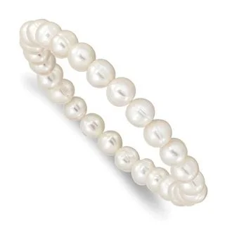 simple gold stacking rings Pearl Freshwater Bracelet