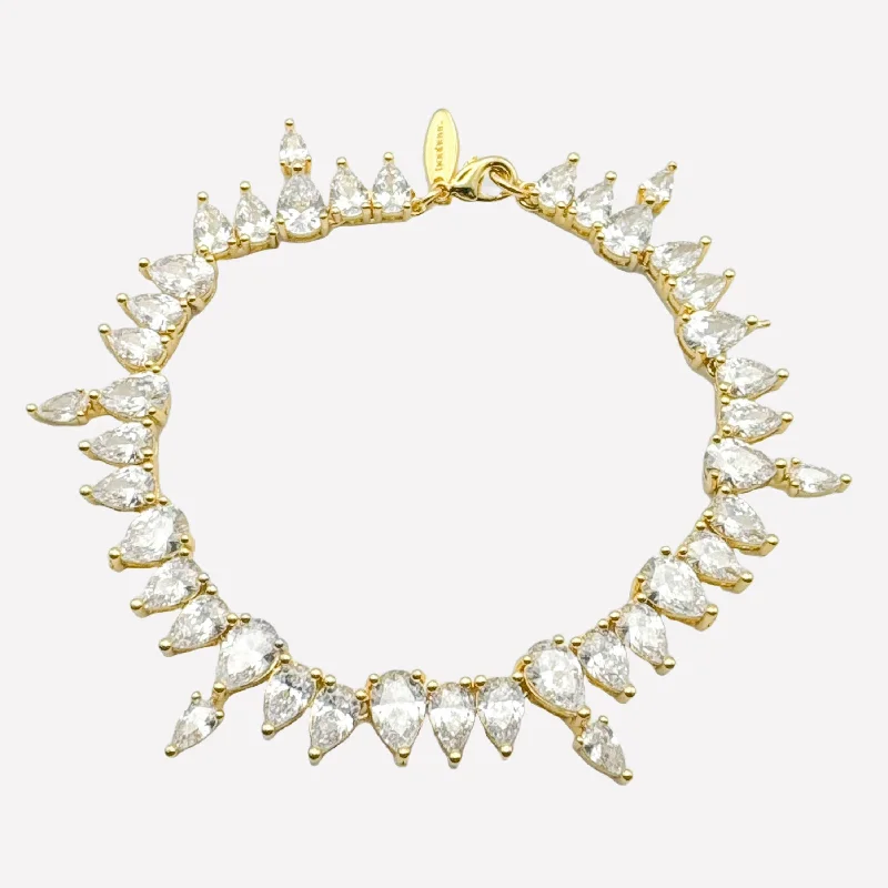 Roxane Pear-Shaped Tennis Bracelet