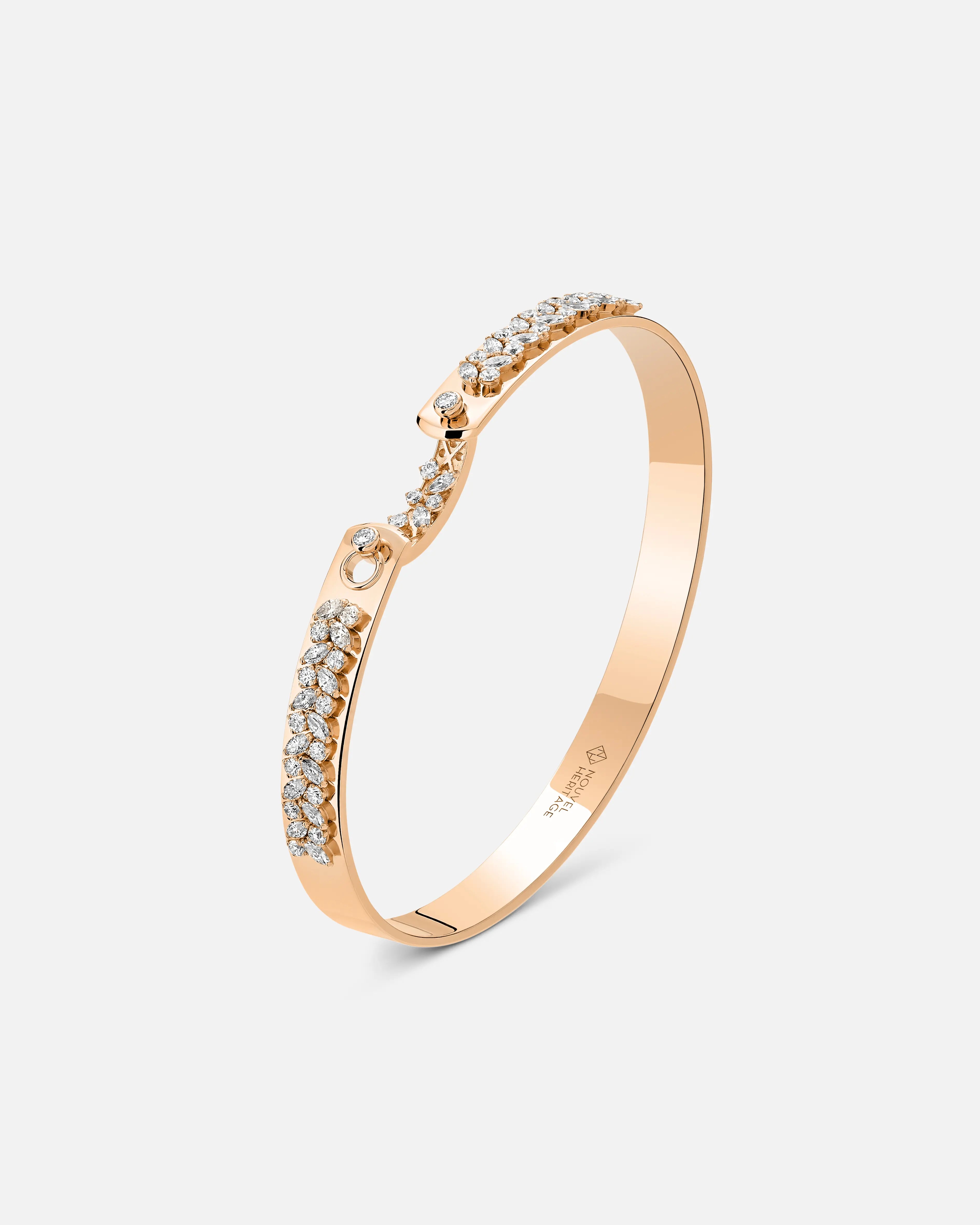 celestial sun charm anklet Soirée Mood Bangle in Rose Gold