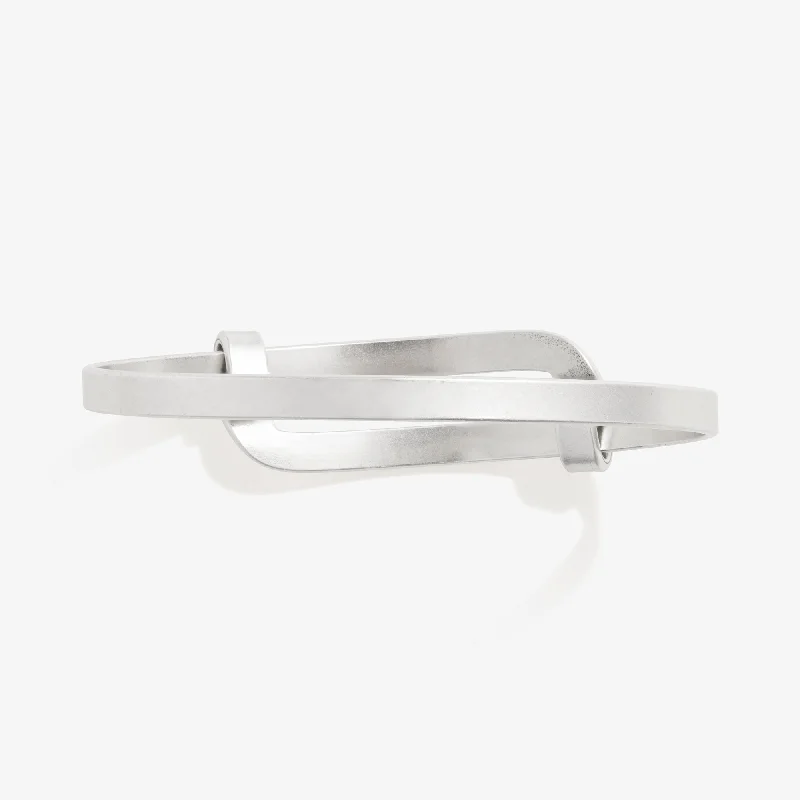 men’s woven leather bracelet Statement Bangle