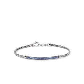 Sterling Silver Blue Sapphire Essentials Bracelet