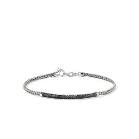 Sterling Silver Black Sapphire Essentials Bracelet