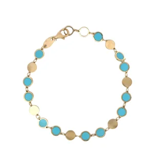 unique diamond tennis bracelet Turquoise Bracelet