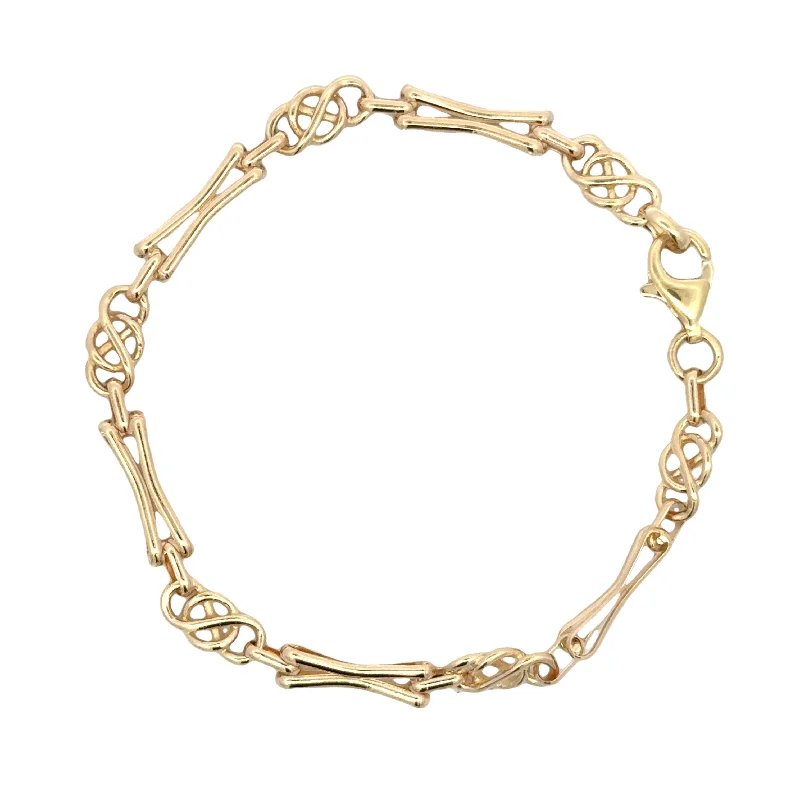 vintage platinum wedding band Yellow Gold Bracelet